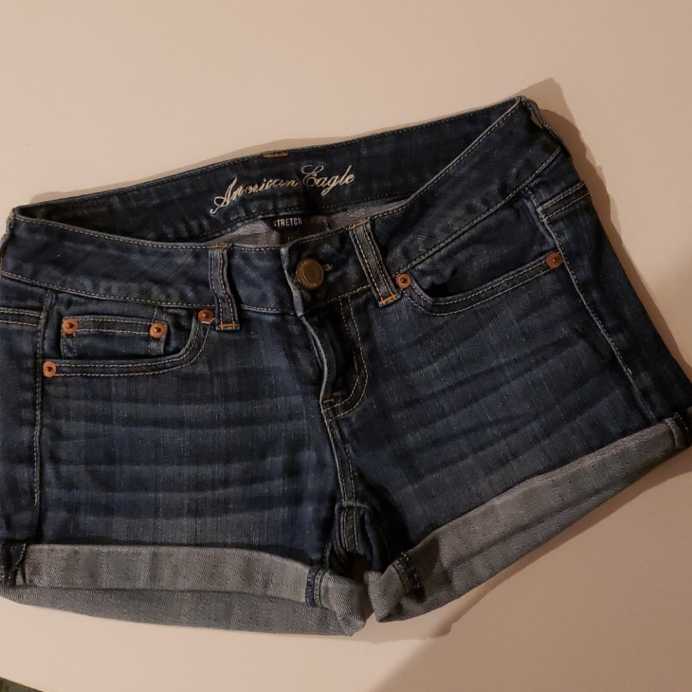 American Eagle stretch denim shorts